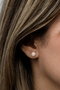 Heliophilia Silver Pendientes de Plata de Ley 925 con Oro Rosa y Circón